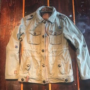 Naketano brave new world military jacket. Medium